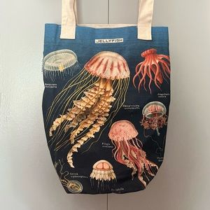 Jellyfish Canvas Book Bag